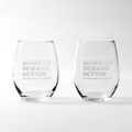 Moms Logo Stemless Glasses