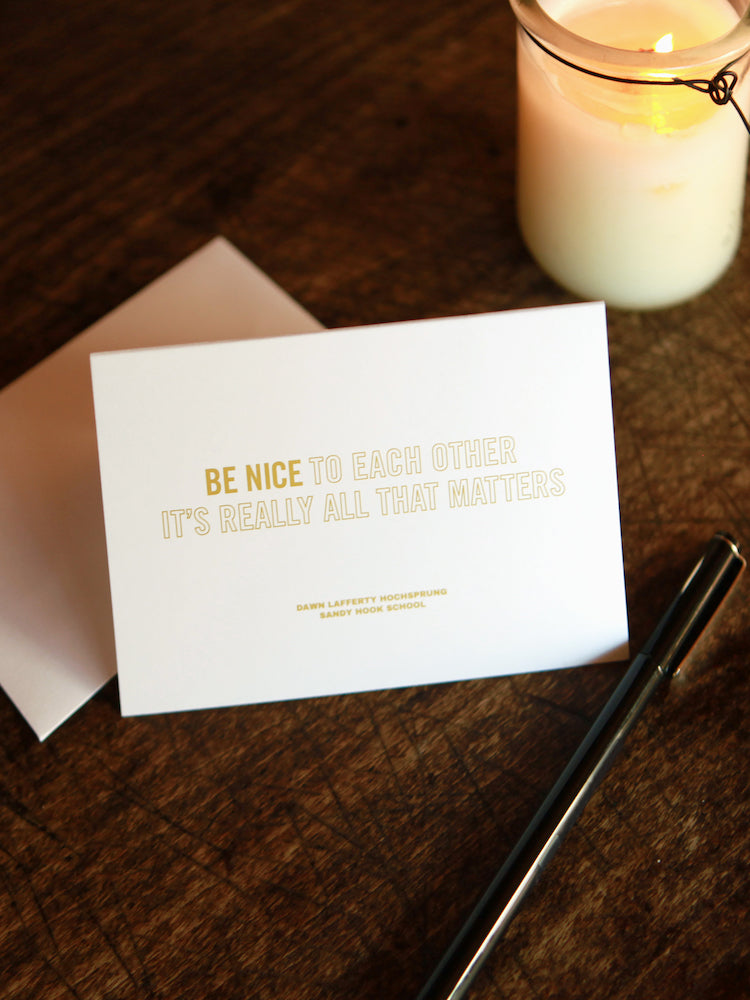Be Nice Notecard Set