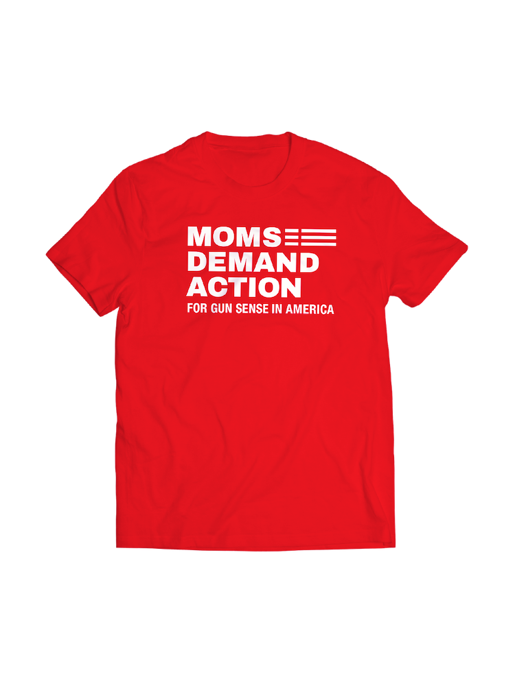 Moms Demand Action Red Tee Everytown for Gun Safety