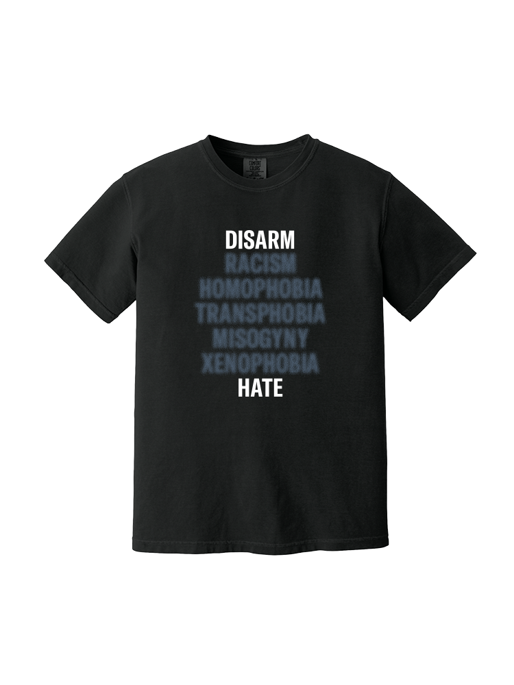 Disarm Hate Black Tee