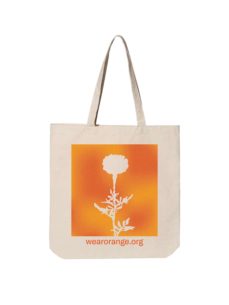 Wear Orange Flower Tote Bag