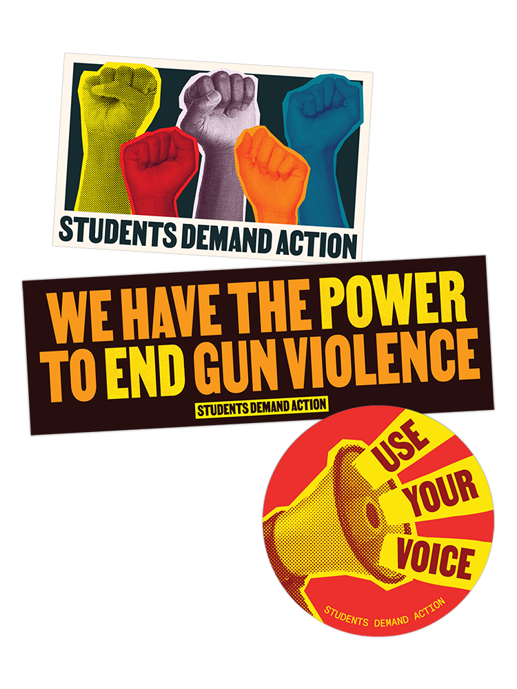 Students Demand Action Stickers – Everytown for Gun Safety