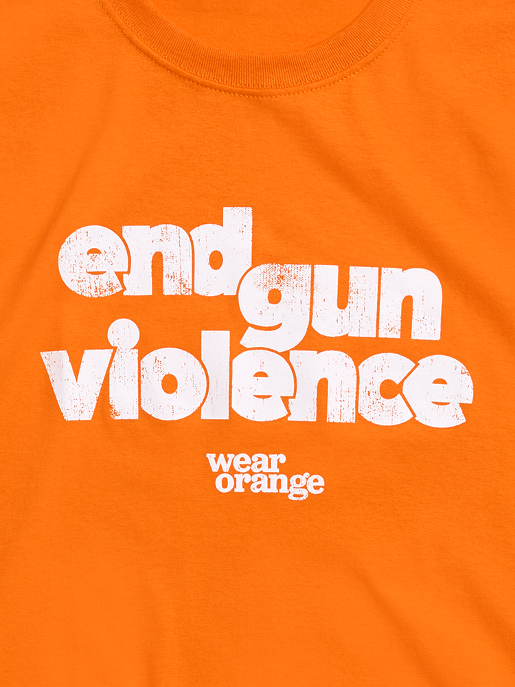 Wear Orange End Gun Violence Retro Tee