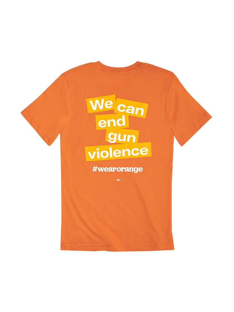 Wear Orange End Gun Violence Stacked Tee