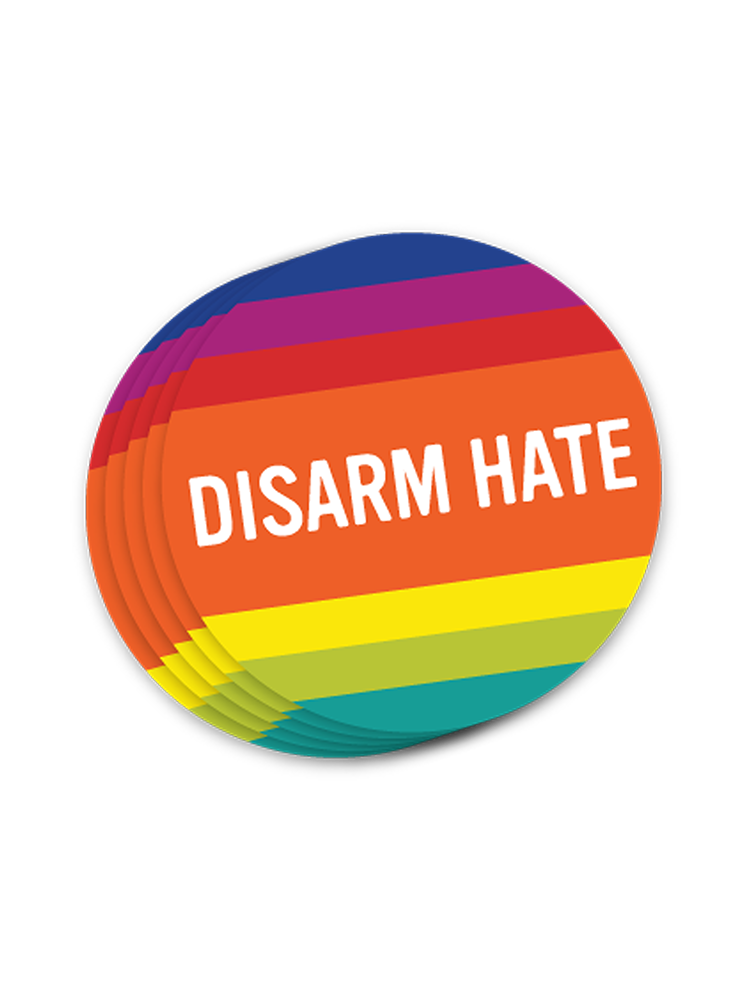 Disarm Hate Sticker Pack